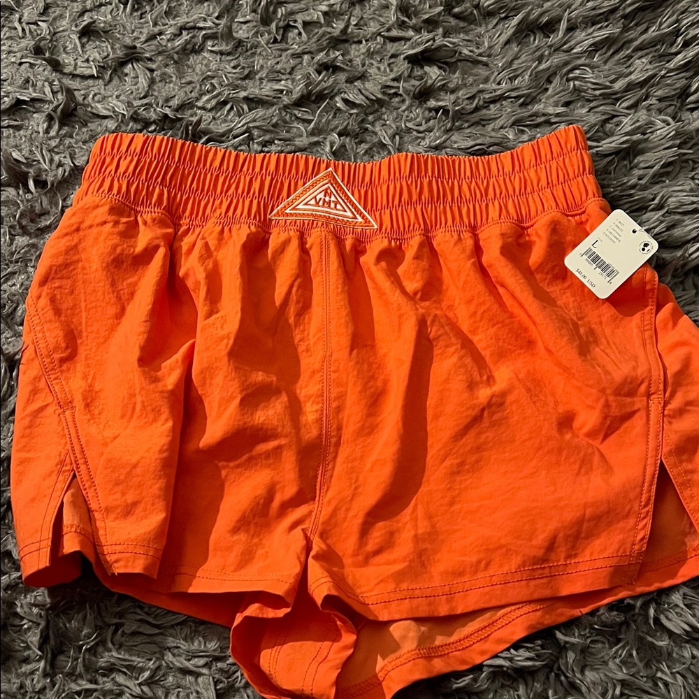 Free people Vibrant Orange Women's Athletic Shorts